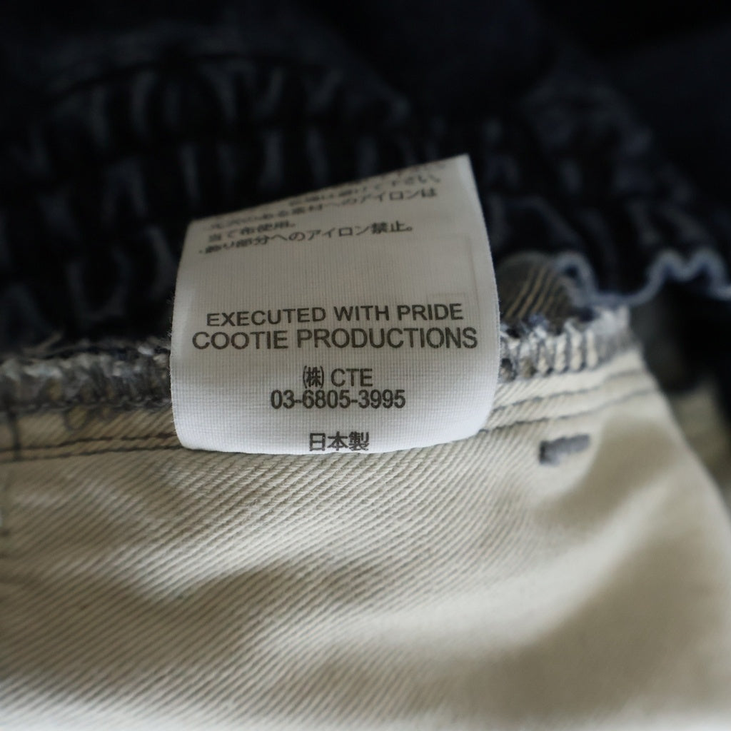 COOTIE PRODUCTIONS(クーティー プロダクションズ) Denim 5 Pocket Easy Baggy Pants デニムイージーパンツ インディゴ