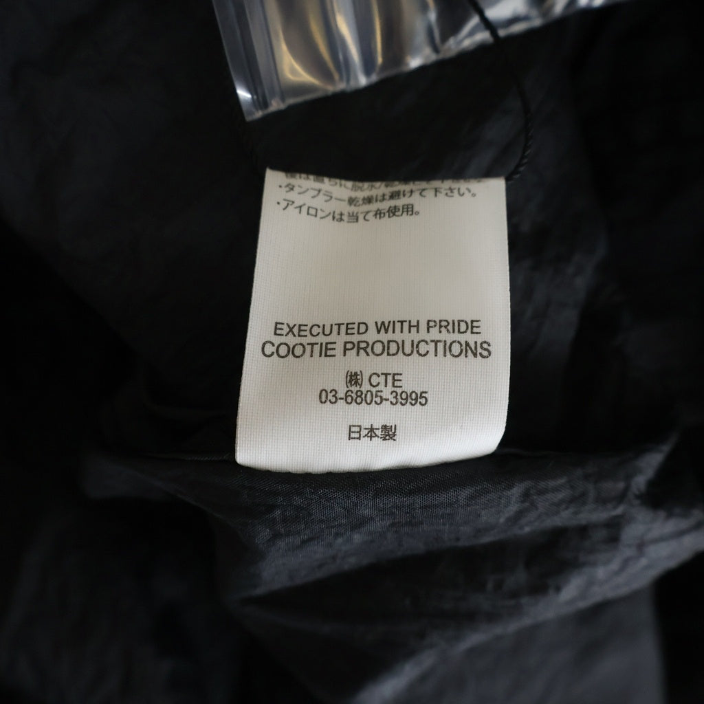 COOTIE PRODUCTIONS(クーティー プロダクションズ) Shrink Nylon Bal Collar Coat ナイロン バルカラー コート ブラック