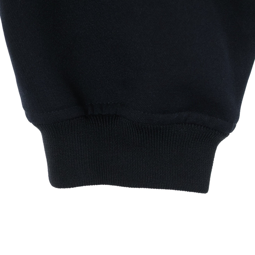 COOTIE PRODUCTIONS(クーティー プロダクションズ) Polyester Twill Half Zip Hoodie ポリエステル ハーフジップ フーディパーカー ブラック
