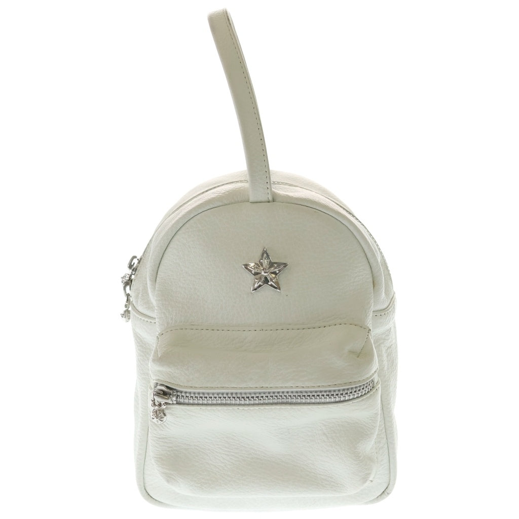 CHROME HEARTS(クロムハーツ) 5P STAR Pouch Bag 5ポイントスター ポーチバック ホワイト
