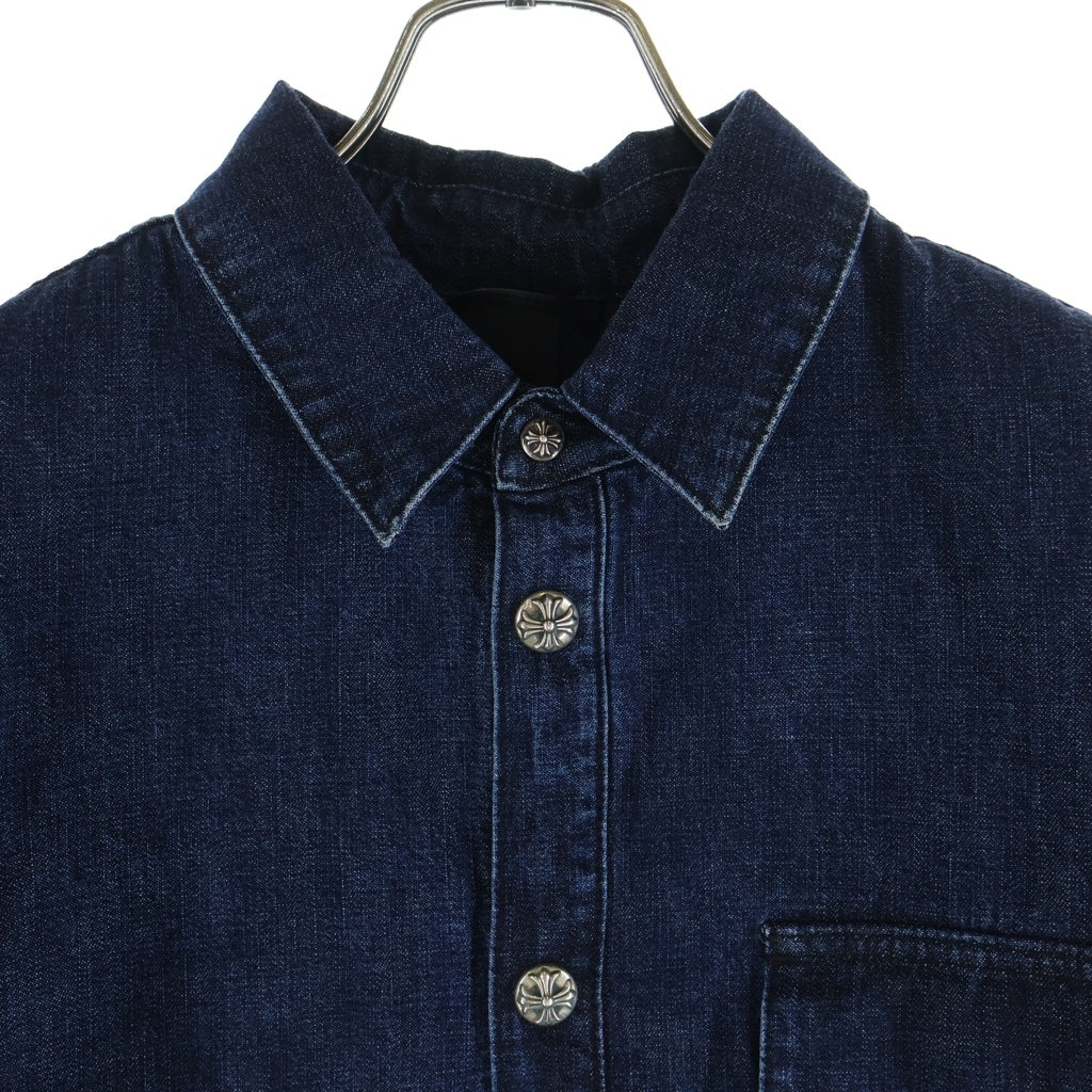 CHROME HEARTS(クロムハーツ) WORK'N SHIRT GARAGE WASH DENIM JACKET ウォーキン シャツ ガレージ ウォッシュ デニムジャケット インディゴ