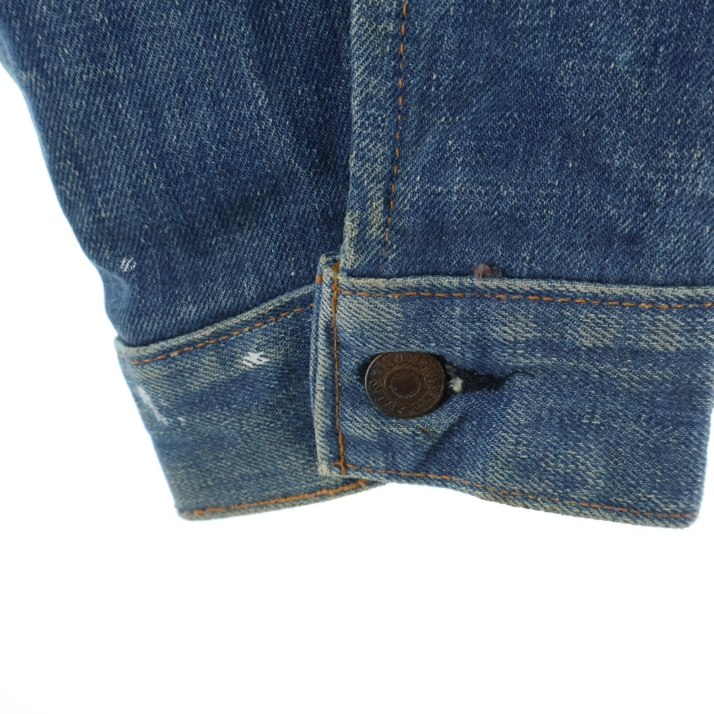 Levi's(リーバイス) VINTAGE 60s-70s BIGE 不V 70505-0317 4th 横縞 ブランケット Gジャン インディゴ