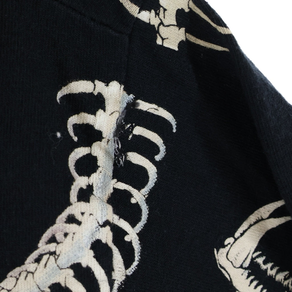 VINTAGE(ヴィンテージ) 90s LIQUID BLUE Medusa Skull リキッドブルー メデューサスカル クルーネックTシャツ ブラック 総柄