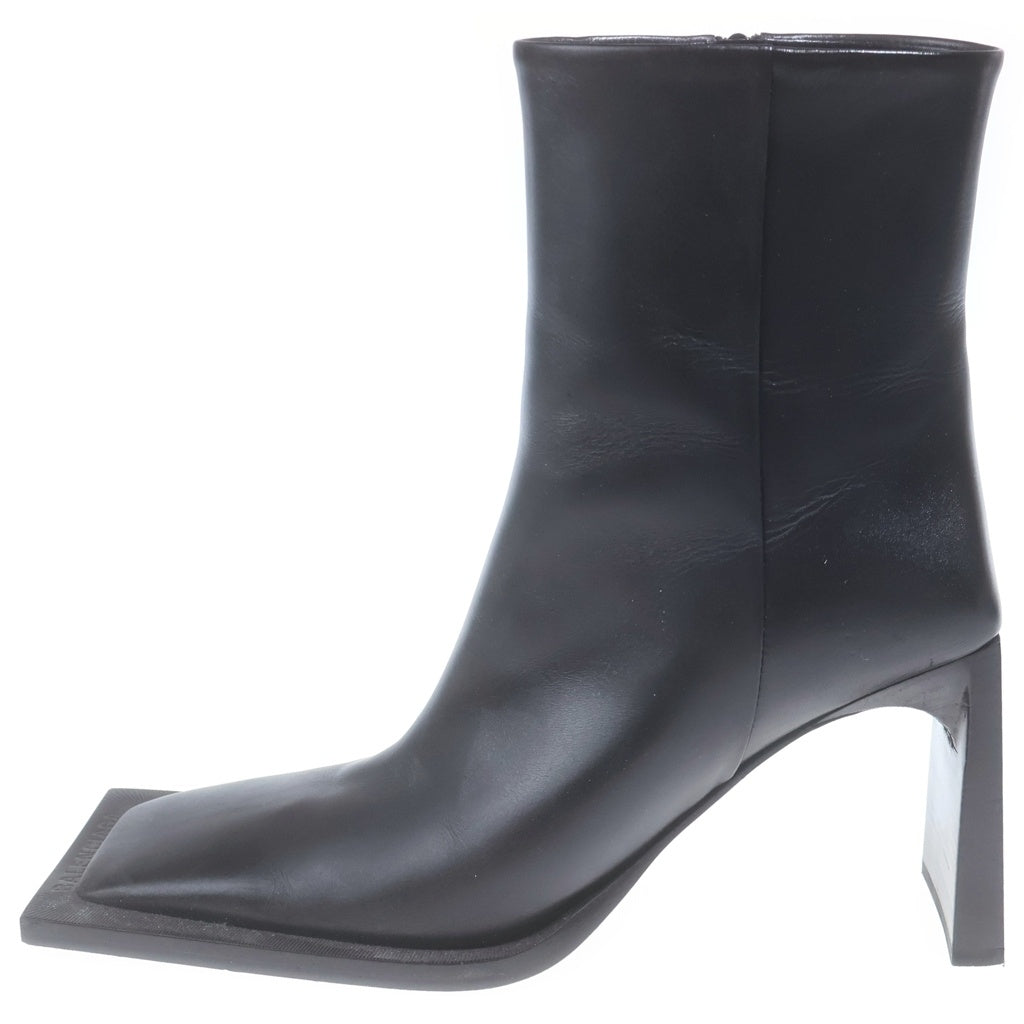 BALENCIAGA(バレンシアガ) 20AW Flat 90mm ブーティ 636632 スクエアトゥ ブーツ ブラック レディース