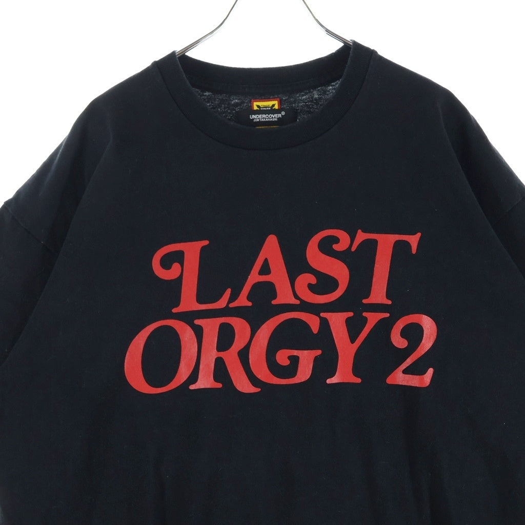 HUMAN MADE(ヒューマンメイド) 22SS ×UNDERCOVER VERDY LAST ORGY 2 ロゴプリント クルーネック半袖Tシャツカットソー ブラック