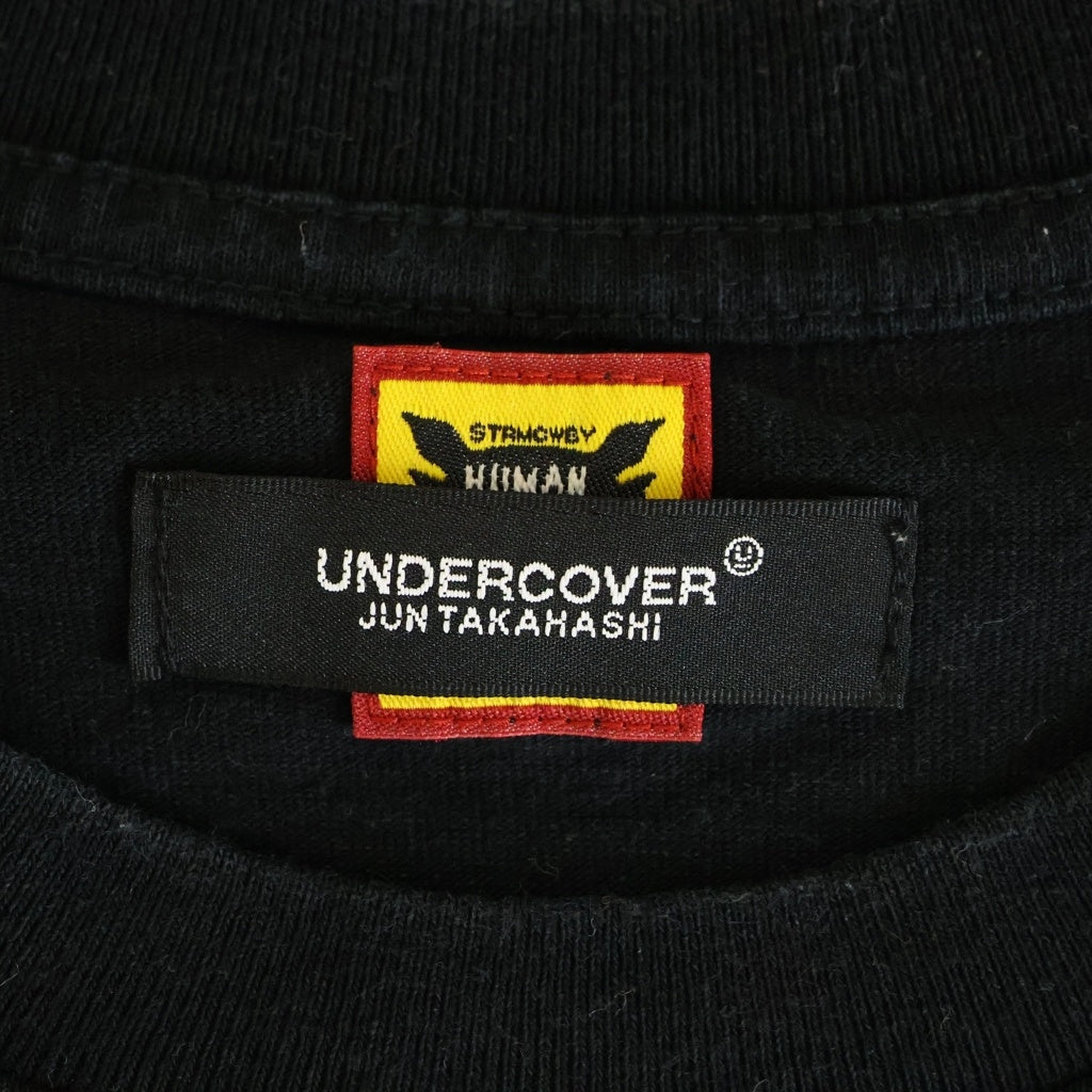 HUMAN MADE(ヒューマンメイド) 22SS ×UNDERCOVER VERDY LAST ORGY 2 ロゴプリント クルーネック半袖Tシャツカットソー ブラック