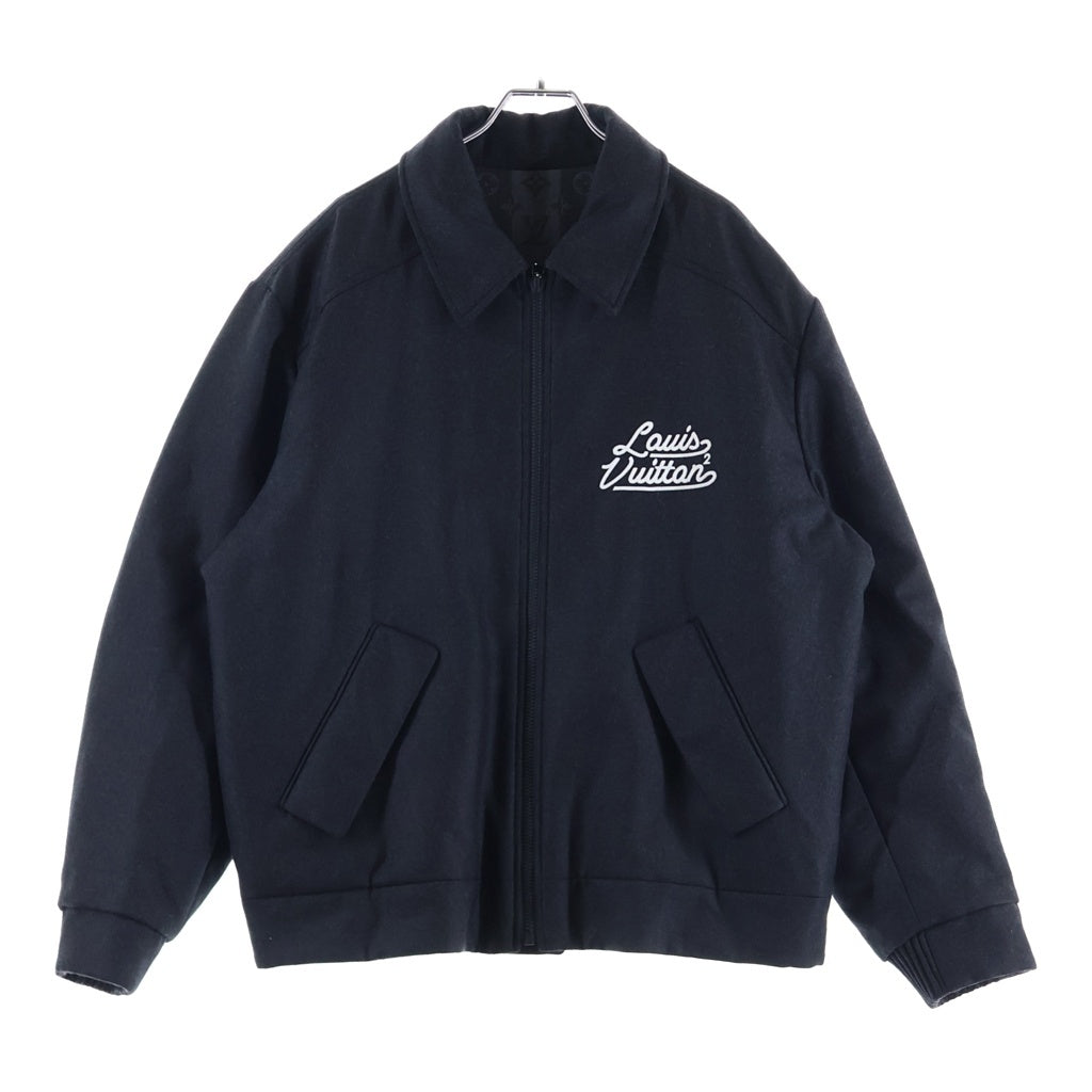 LOUIS VUITTON(ルイヴィトン) 22SS ×NIGO ニゴー リバーシブルパテッドジャケット ブルゾン モノグラム/ハート ブラック RM221M XHX HMB07