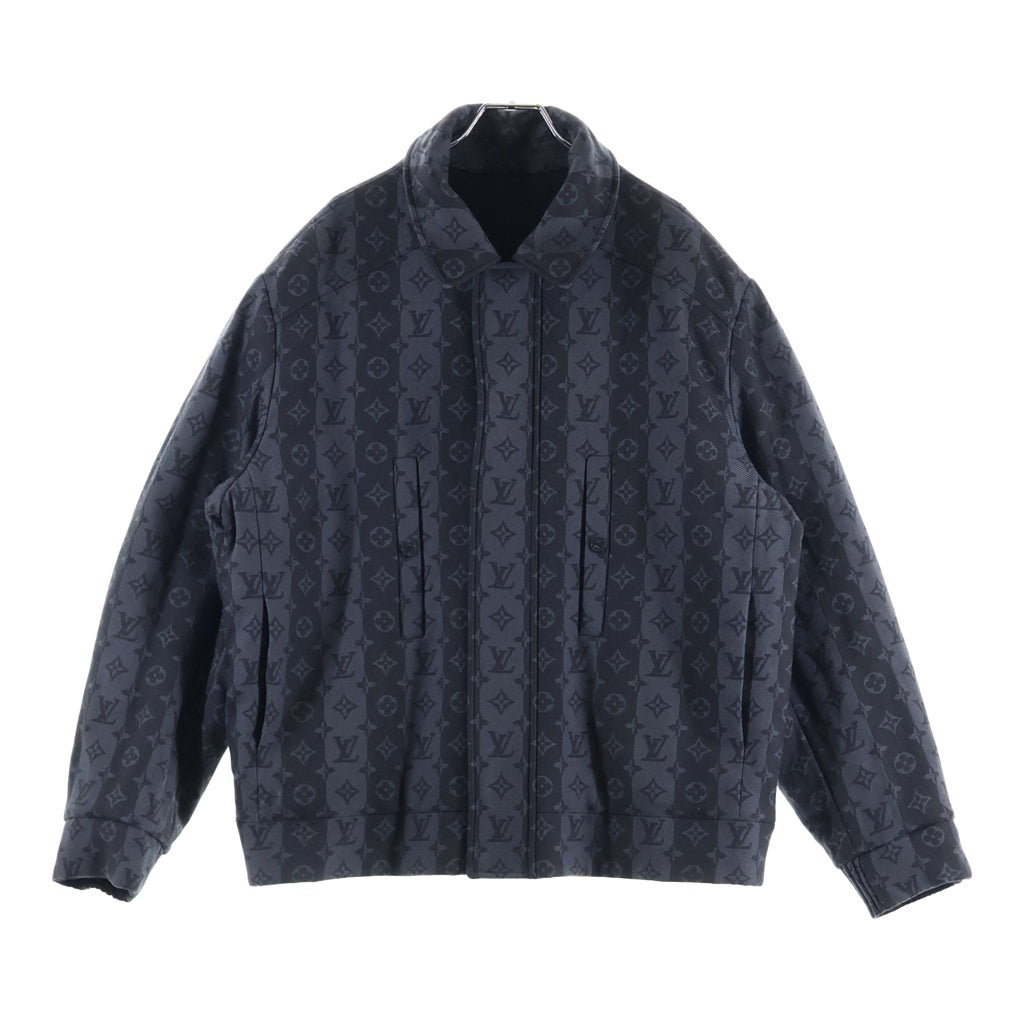 LOUIS VUITTON(ルイヴィトン) 22SS ×NIGO ニゴー リバーシブルパテッドジャケット ブルゾン モノグラム/ハート ブラック RM221M XHX HMB07