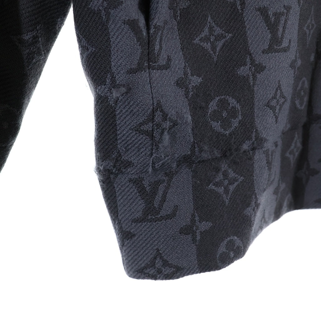 LOUIS VUITTON(ルイヴィトン) 22SS ×NIGO ニゴー リバーシブルパテッドジャケット ブルゾン モノグラム/ハート ブラック RM221M XHX HMB07