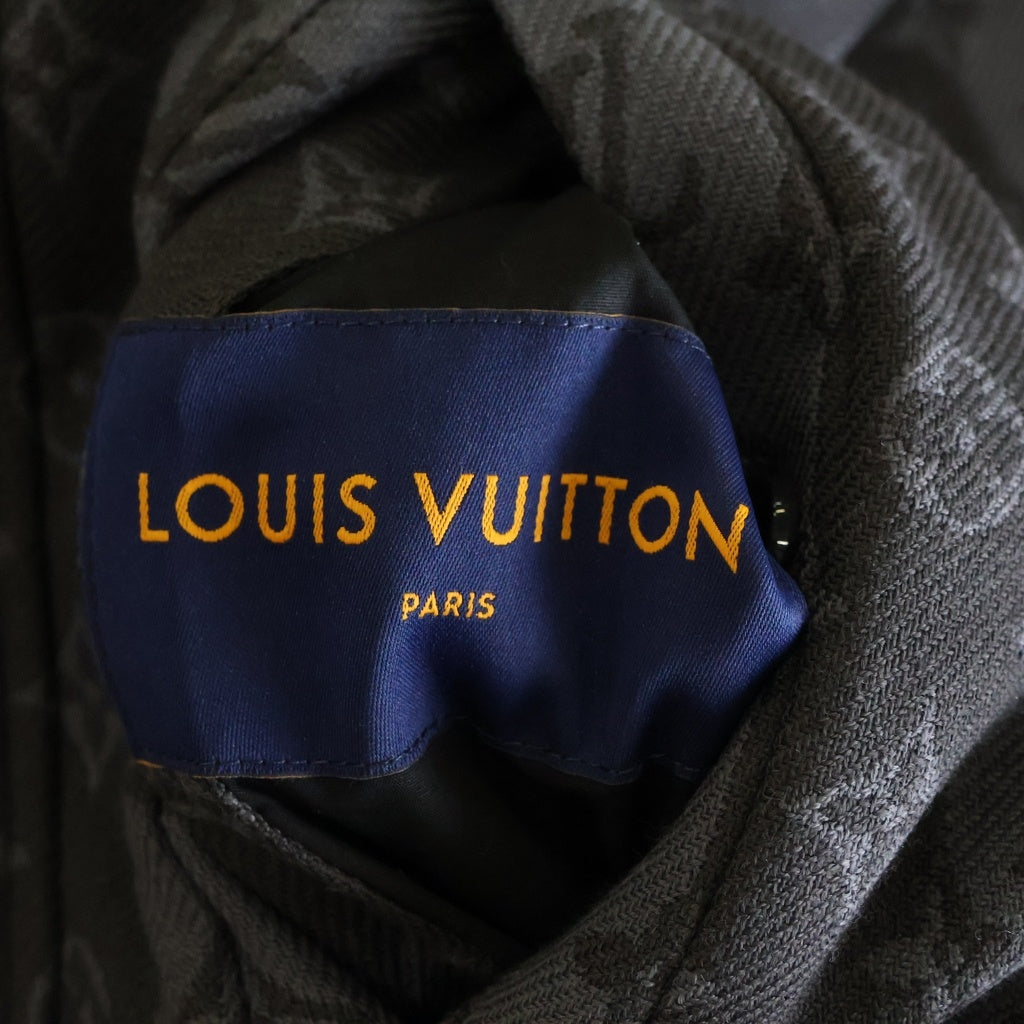 LOUIS VUITTON(ルイヴィトン) 22SS ×NIGO ニゴー リバーシブルパテッドジャケット ブルゾン モノグラム/ハート ブラック RM221M XHX HMB07