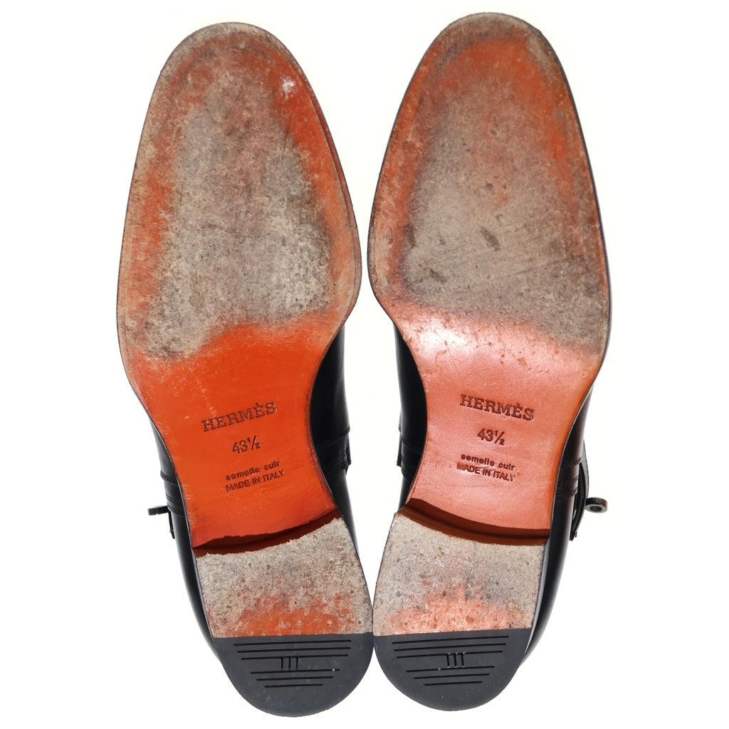 HERMES(エルメス) ジェフ ケリーブラックバックル ショートブーツ ブラック H222979Z