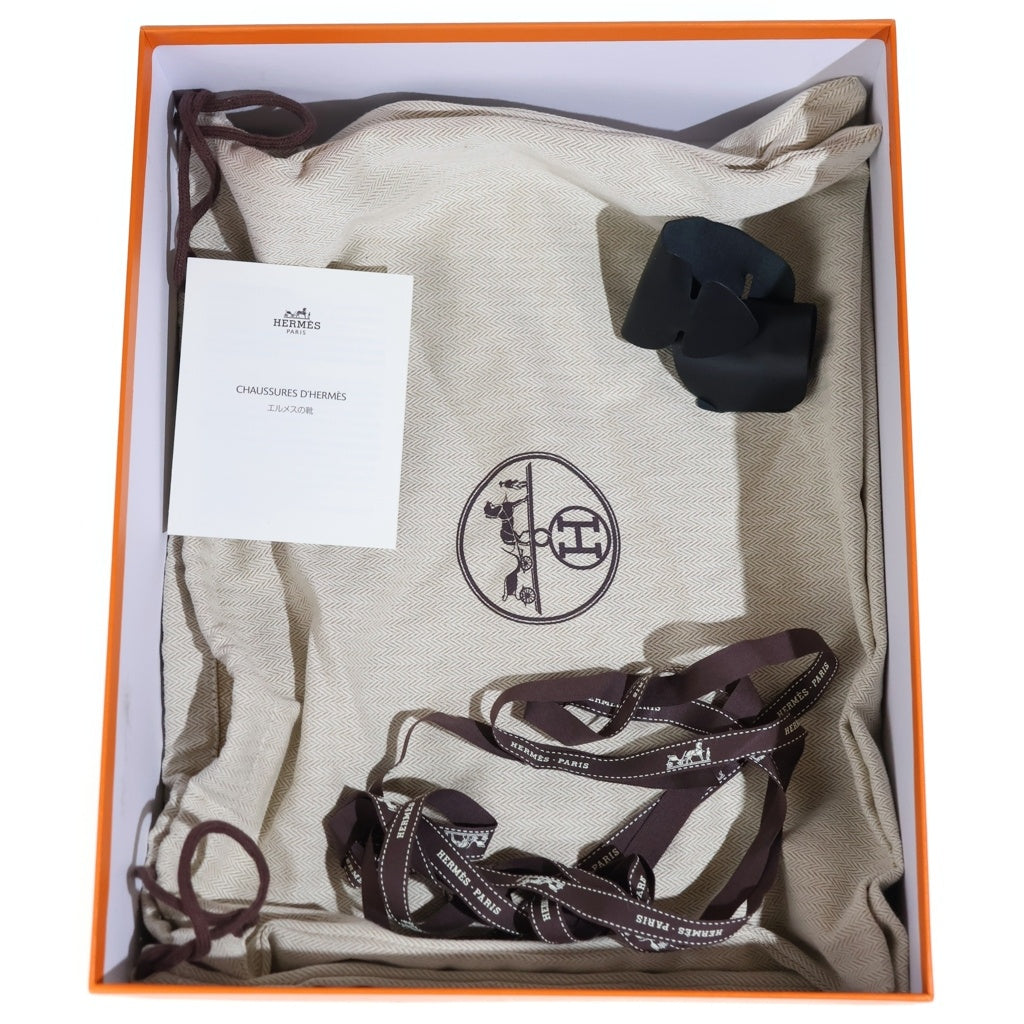 HERMES(エルメス) ジェフ ケリーブラックバックル ショートブーツ ブラック H222979Z