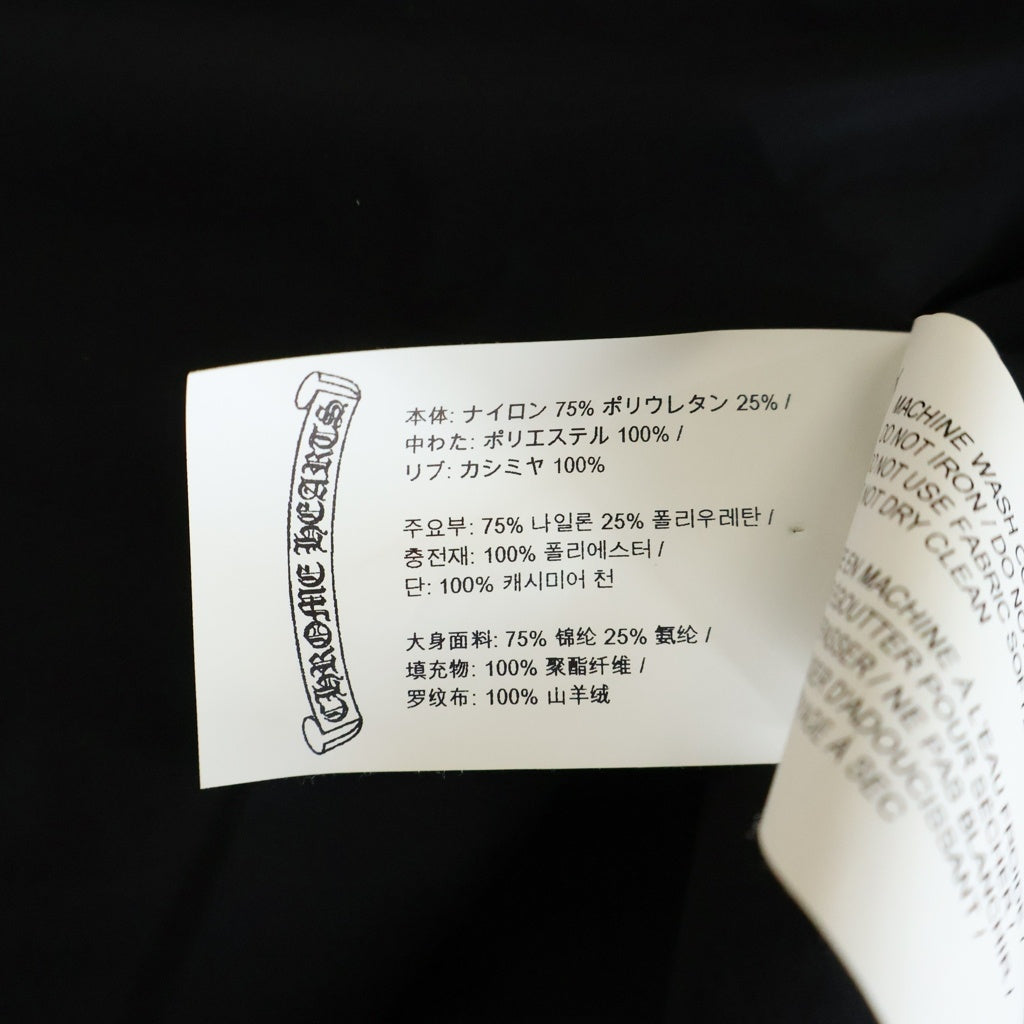 CHROME HEARTS(クロムハーツ) BOXING THE NEEDLE ボクシングザニードル マウンテン ナイロンジャケット ブラック
