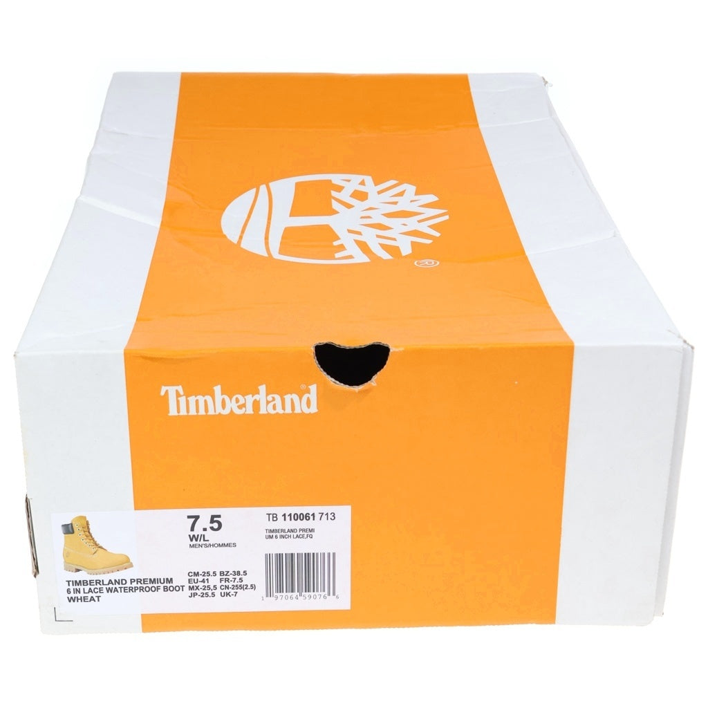 Timberland(ティンバーランド) 6inch Premium Waterproof Boot 110061 6インチ プレミアム ウォータープルーフ ハイカットブーツ ベージュ