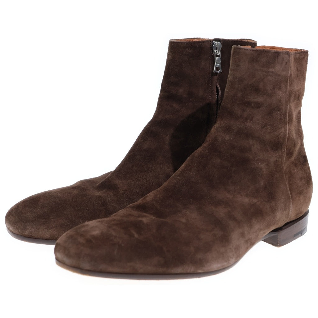 DRIES VAN NOTEN(ドリスヴァンノッテン) Suede zip-up boots スエード ジップアップブーツ 18170 ブラウン