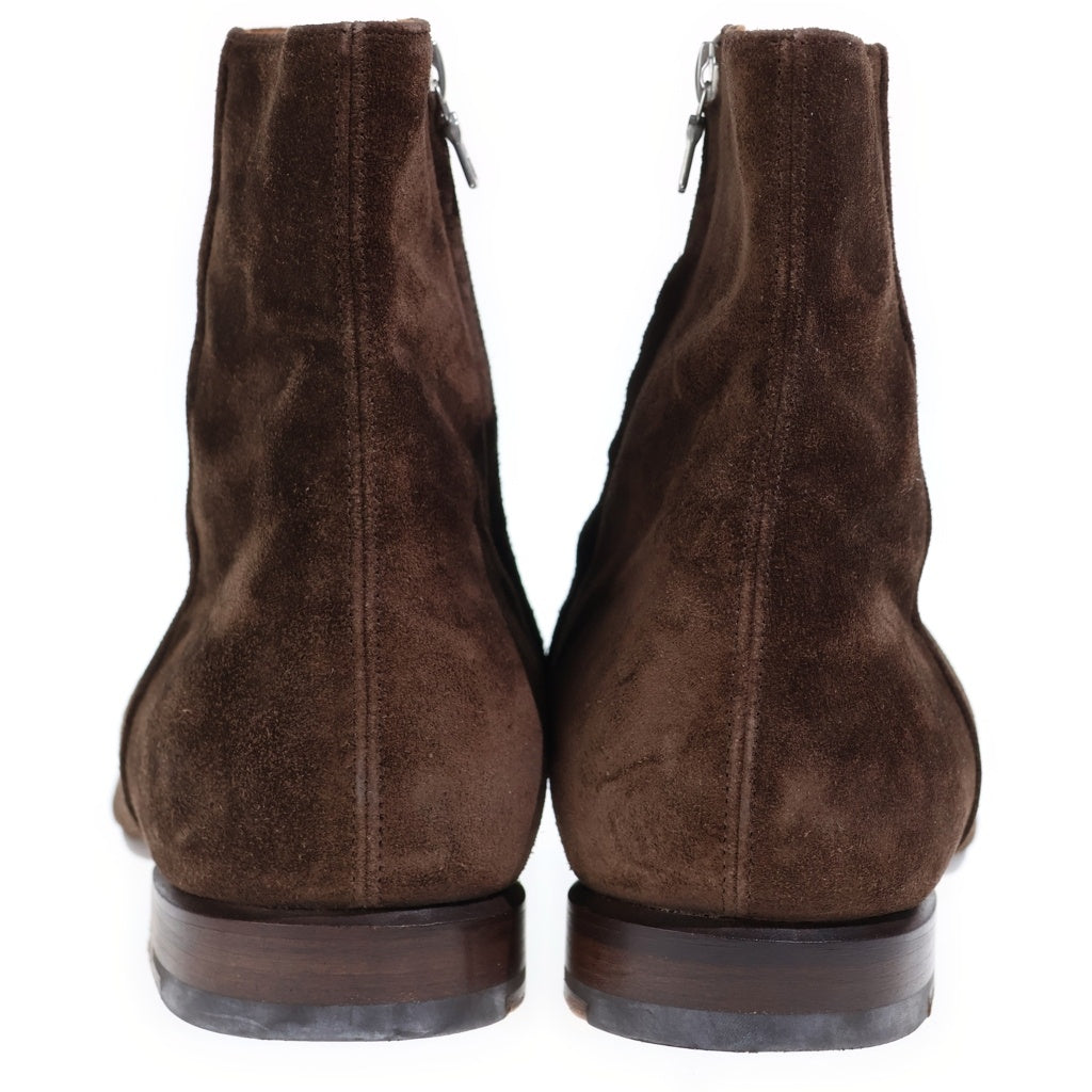 DRIES VAN NOTEN(ドリスヴァンノッテン) Suede zip-up boots スエード ジップアップブーツ 18170 ブラウン