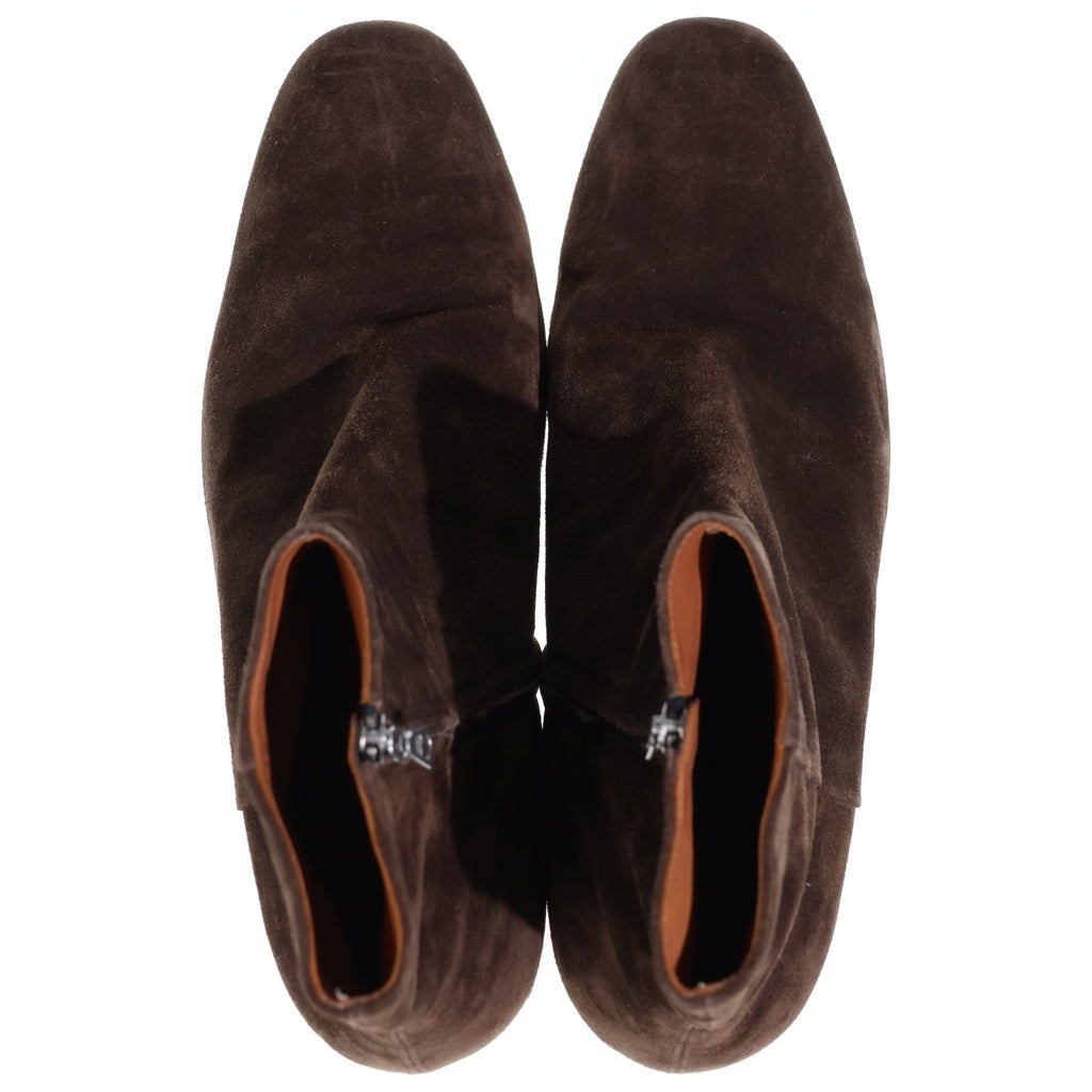 DRIES VAN NOTEN(ドリスヴァンノッテン) Suede zip-up boots スエード ジップアップブーツ 18170 ブラウン