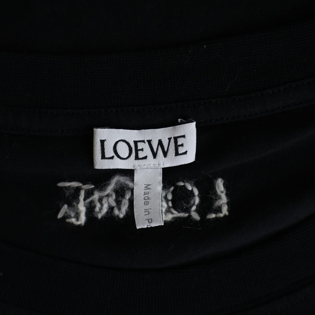 LOEWE(ロエベ) 21AW ×Joe Brainard I REMEMBER アイリメンバー テキスト 半袖Tシャツ H526Y22J39 ブラック