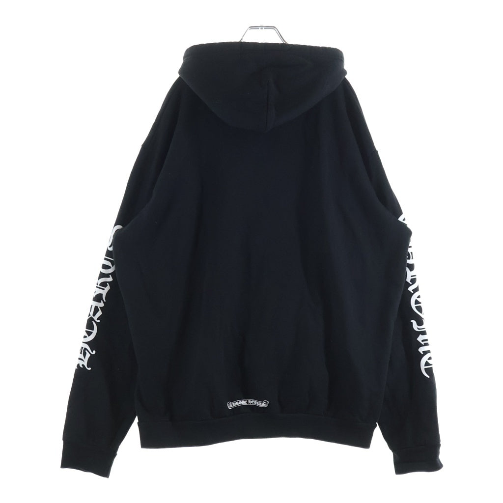 CHROME HEARTS(クロムハーツ) Vertical Logo Hoodie バーティカルロゴ フーディパーカー ブラック