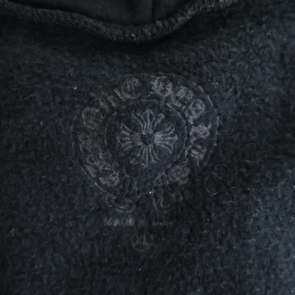 CHROME HEARTS(クロムハーツ) Vertical Logo Hoodie バーティカルロゴ フーディパーカー ブラック