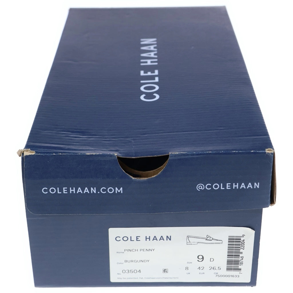 COLE HAAN(コール ハーン) PINCH PENNY ピンチペニー 03504 US9D/26.5cm ペニーローファー バーガンディ