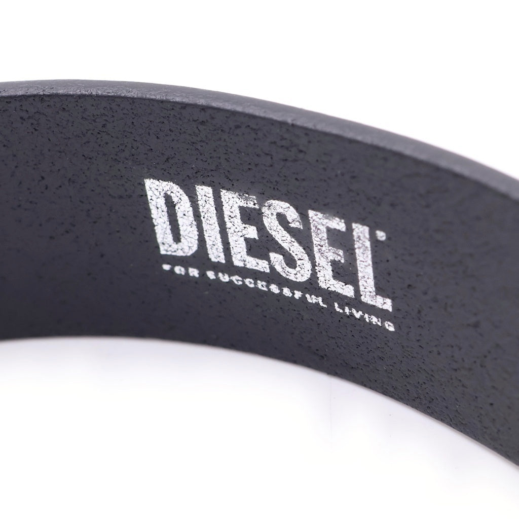 DIESEL(ディーゼル) B-1DR オーバルD ロゴバックル 85 ベルト X08516 ブラック
