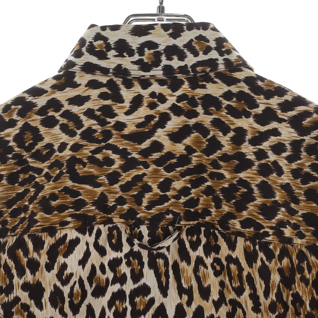 DOLCE & GABBANA(ドルチェアンドガッバーナ) Leopard print longsleeved shirt レオパード 長袖シャツ 総柄
