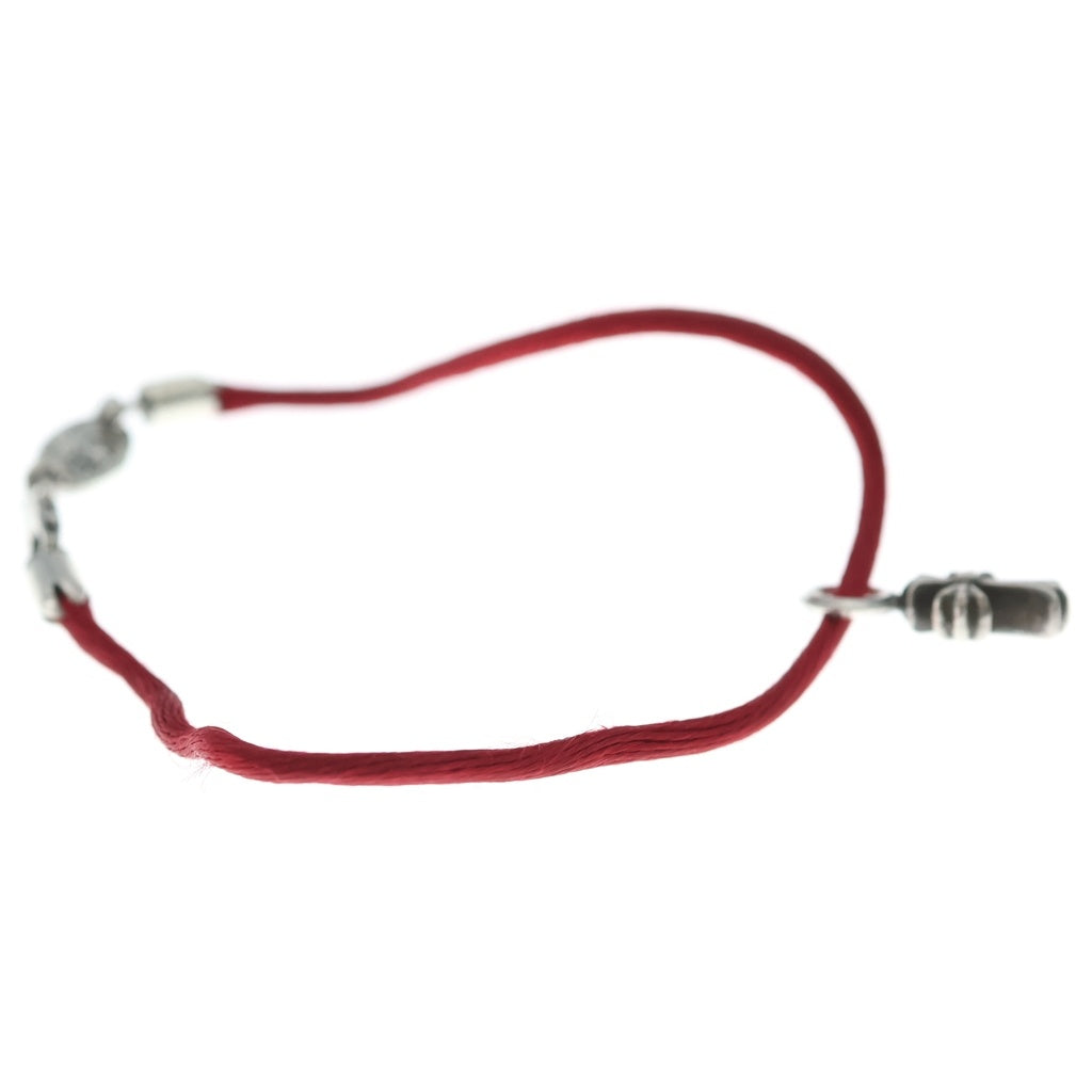 CHROME HEARTS(クロムハーツ) KZ CROSS KZクロス シルバー ブレスレット レッド