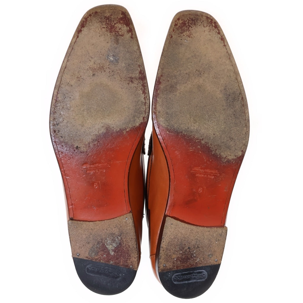 Santoni サントーニ ゴールド ホースビット ビットローファー ベージュ Santoni(サントーニ) ゴールド ホースビット ビットローファー