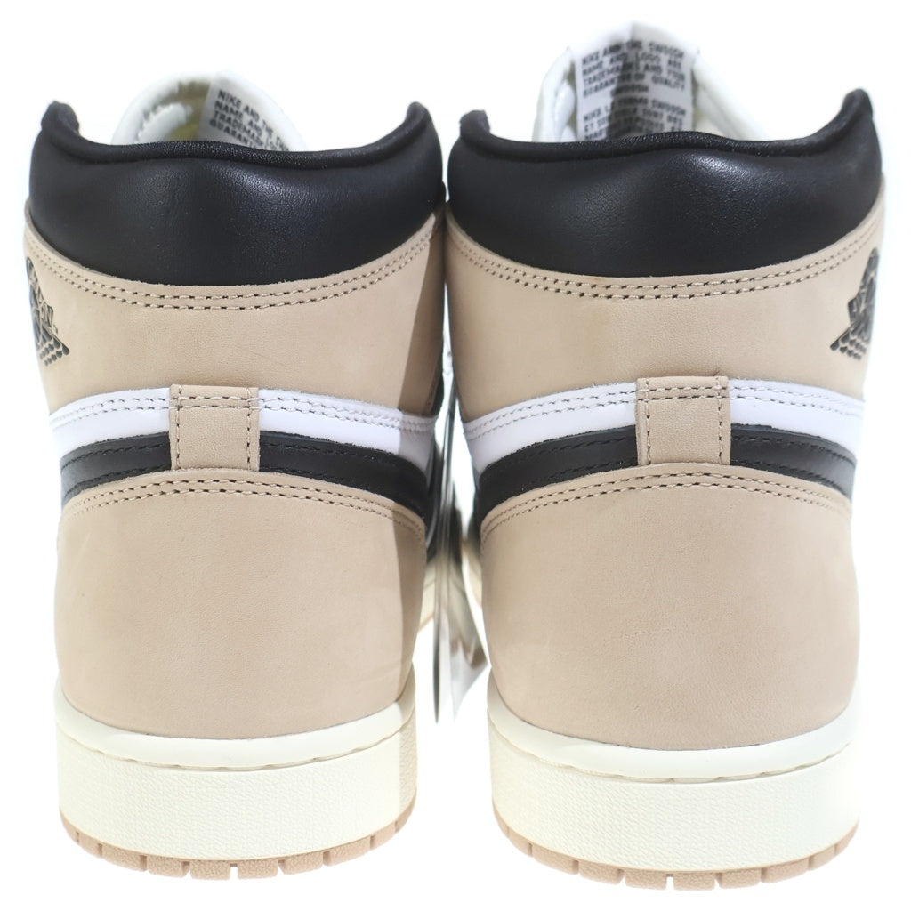 NIKE(ナイキ) WMNS AIR JORDAN 1 RETRO HIGH OG Latte ウィメンズ エアジョーダン1 ラテ ハイカットスニーカー FD2596-021 US11/28cm ホワイト/ベージュ