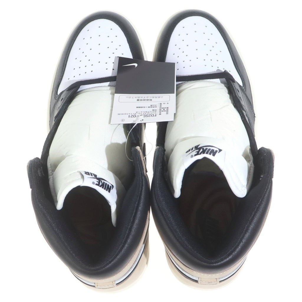 NIKE(ナイキ) WMNS AIR JORDAN 1 RETRO HIGH OG Latte ウィメンズ エアジョーダン1 ラテ ハイカットスニーカー FD2596-021 US11/28cm ホワイト/ベージュ