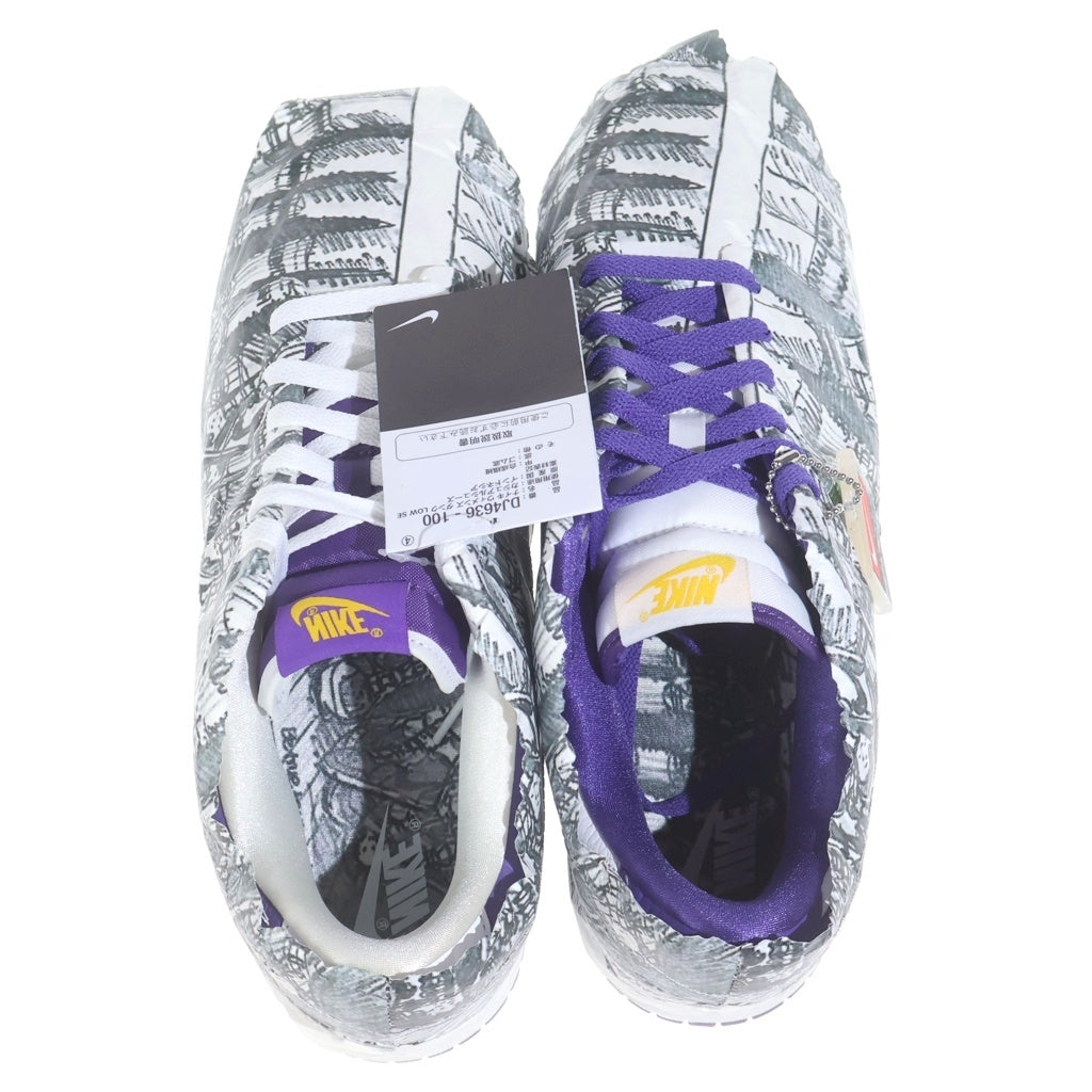 NIKE(ナイキ) WMNS DUNK LOW MADE YOU LOOK DJ4636-100 ウィメンズ ダンク ローカットスニーカー ホワイト/パープル US11/28cm