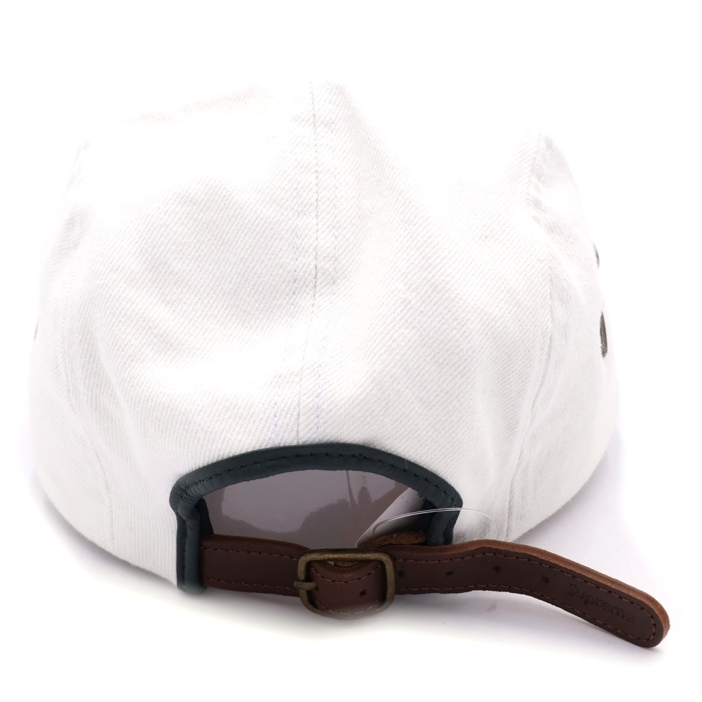 SUPREME(シュプリーム) 20SS 2-Tone Denim Camp Cap ボックスロゴ キャンプキャップ ホワイト/ブラック レディース