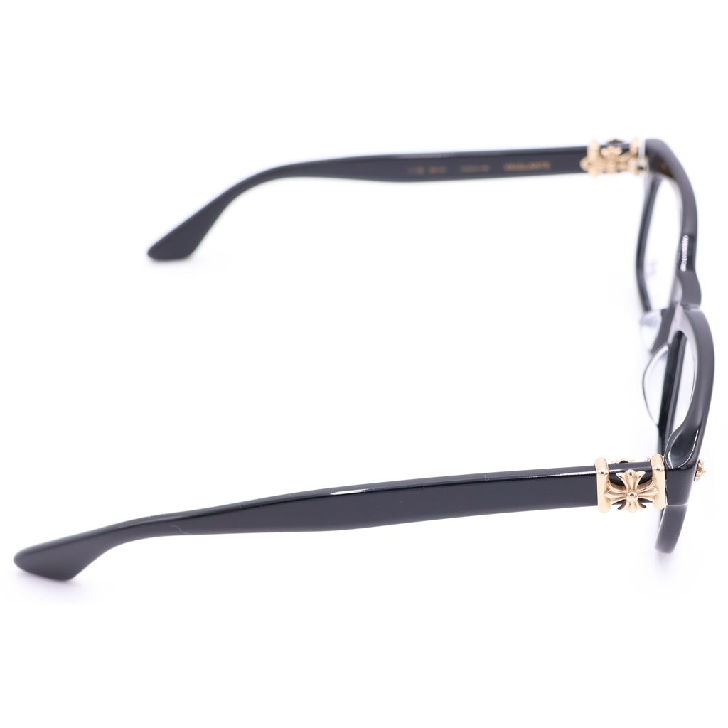 CHROME HEARTS(クロムハーツ) VAGILLANTE ヴィジランティ スクエアフレーム サイドCHゴールド アイウェア ブラック