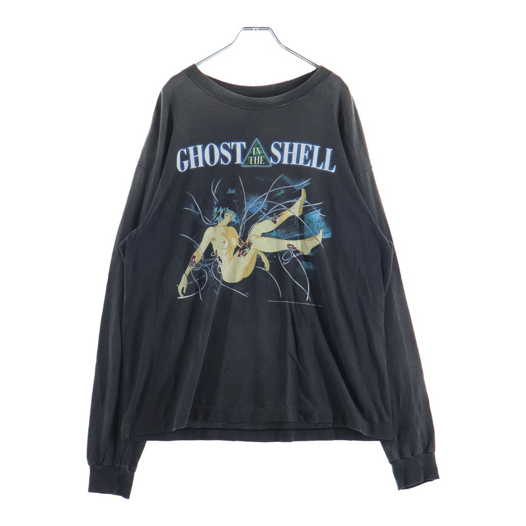 SAINT MICHAEL(セントマイケル) LS TEE ILYA GITS 攻殻機動隊 ヴィンテージ加工 SM-YS1-0000-C34 ロングスリーブカットソー ブラック