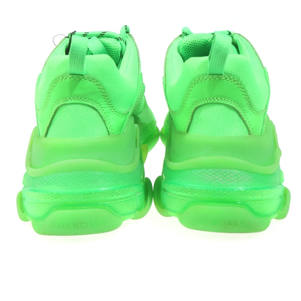 BALENCIAGA(バレンシアガ) TRIPLE S CLEAR SOLE TRAINER トリプルS クリアソール トレーナー ダッドスニーカー グリーン 541624 27.5cm