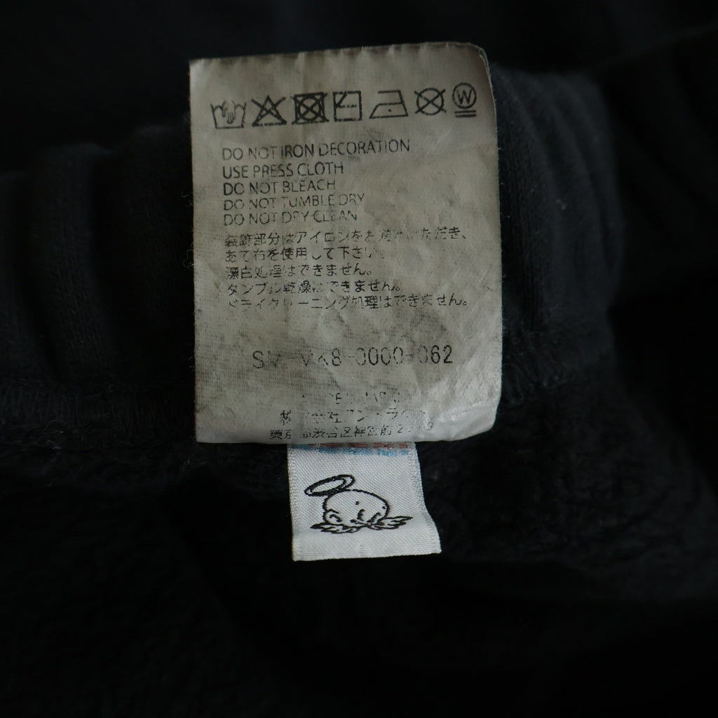 SAINT MICHAEL(セントマイケル) 26SS I LOVE SAINT SWEAT PANTS SM-MK8-0000-062 スウェットパンツ ブラック