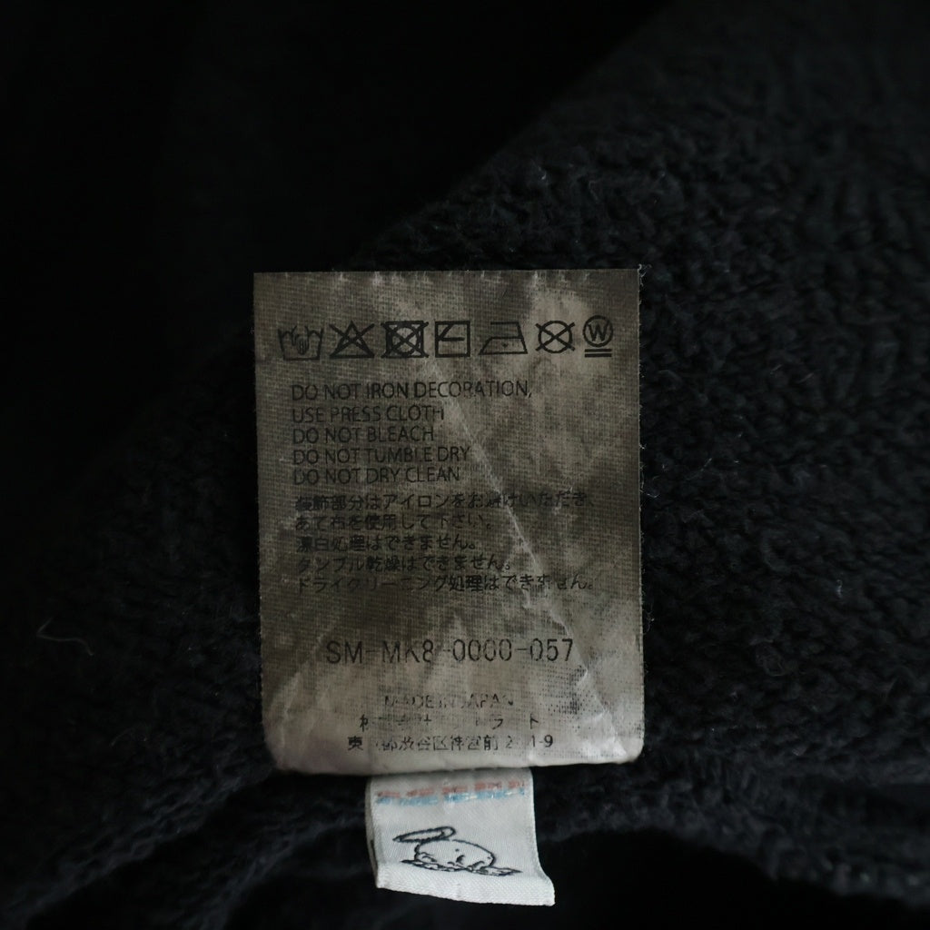 SAINT MICHAEL(セントマイケル) 26SS I LOVE SAINT HOODIE SM-MK8-0000-057 プルオーバーパーカー ブラック