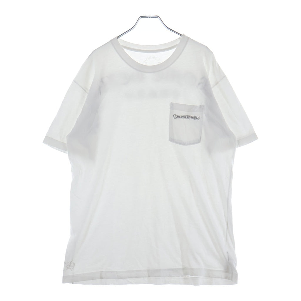 CHROME HEARTS(クロムハーツ) CH S/S USA バックアーチロゴプリント 半袖Tシャツカットソー ホワイト