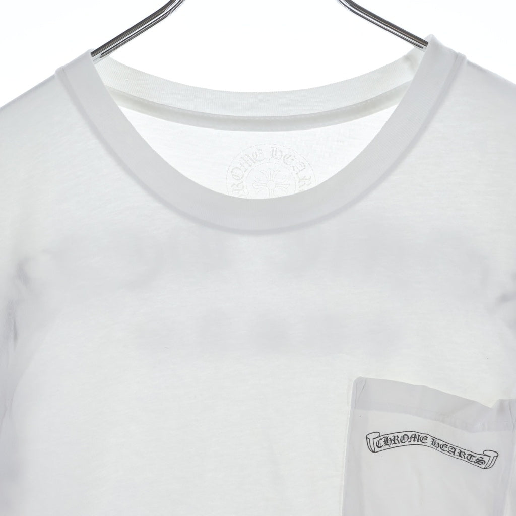 CHROME HEARTS(クロムハーツ) CH S/S USA バックアーチロゴプリント 半袖Tシャツカットソー ホワイト