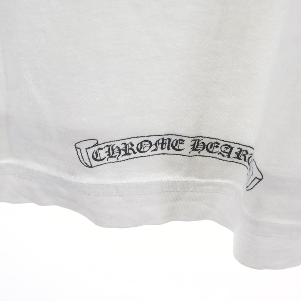 CHROME HEARTS(クロムハーツ) CH S/S USA バックアーチロゴプリント 半袖Tシャツカットソー ホワイト