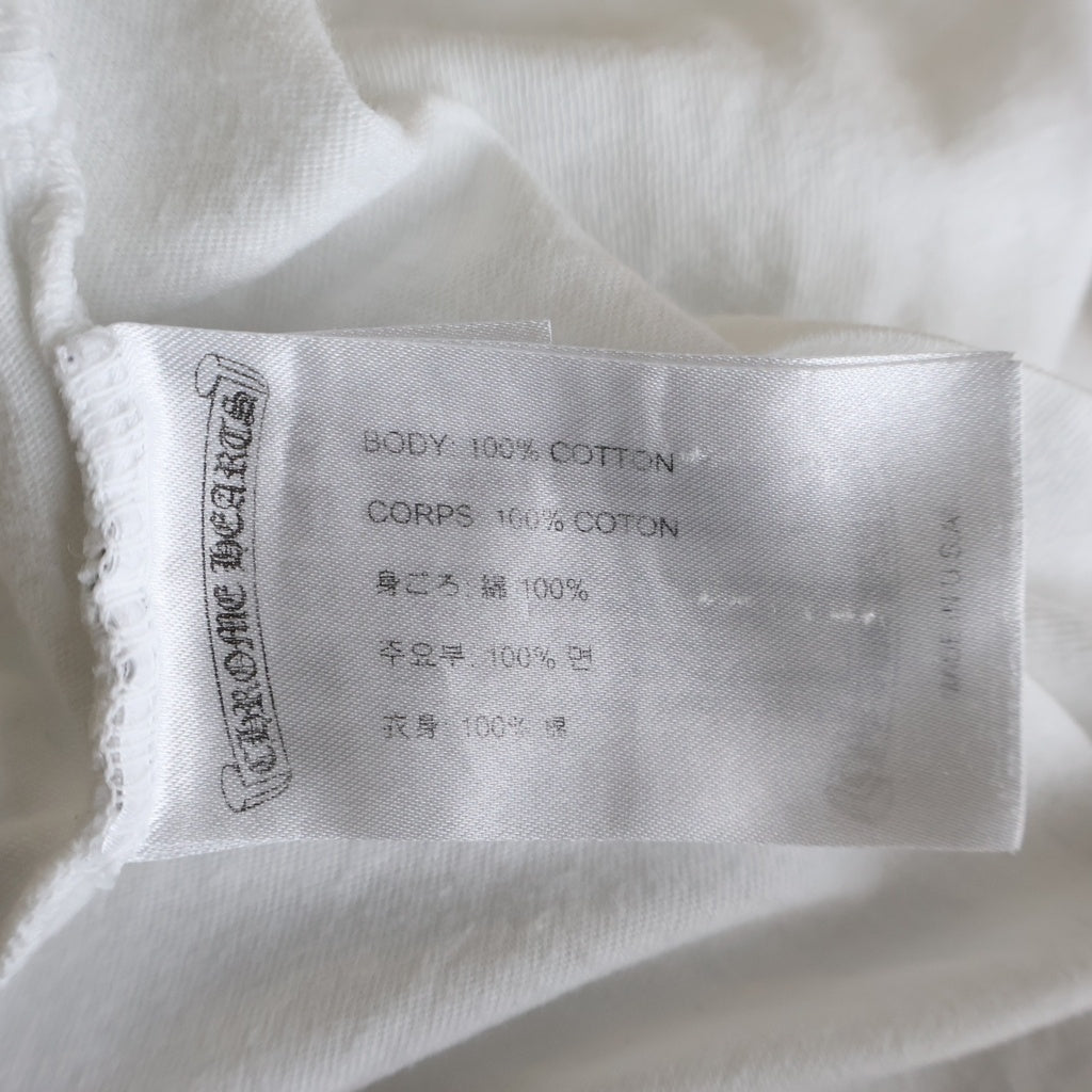CHROME HEARTS(クロムハーツ) CH S/S USA バックアーチロゴプリント 半袖Tシャツカットソー ホワイト