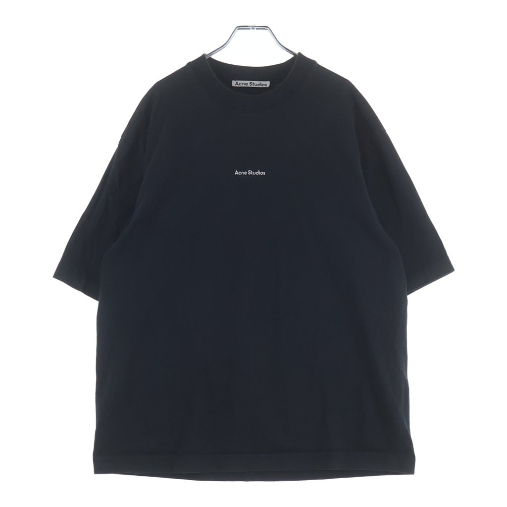 Acne Studios(アクネ ストゥディオズ) Stamp Logo Tee オーガニックコットン FN-MN-TSHI000353 クルーネックTシャツ ブラック