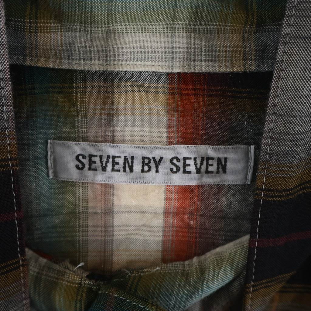 seven by seven(セブン バイ セブン) OMBRE JACKET オンブレ チェック ジャケット マルチカラー