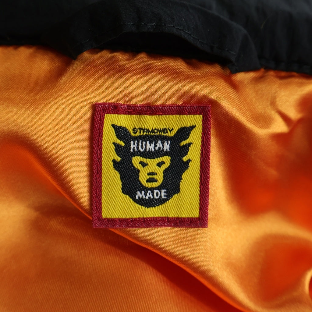 HUMAN MADE(ヒューマンメイド) QUILTED COACH JACKET バック虎刺繍 キルティングジャケット ブラック