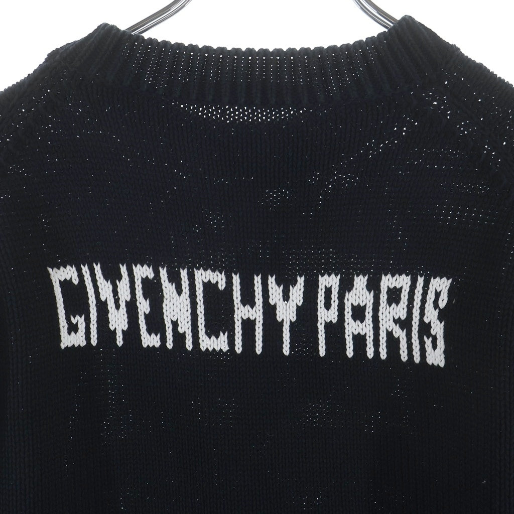 GIVENCHY(ジバンシィ) 19AW 4G Logo Sweater BW903D4Z2E コットンセーター ブラック