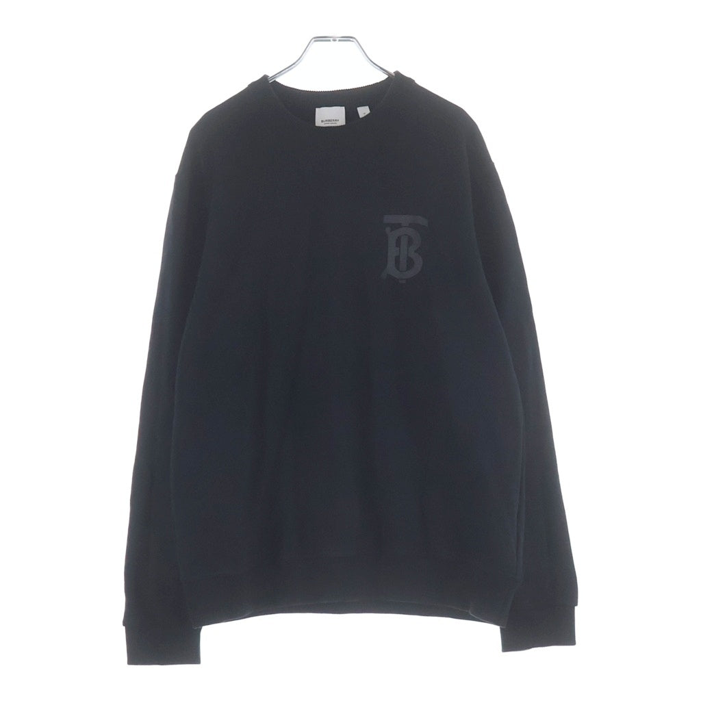 BURBERRY(バーバリー) エンブレムプリント 8031875 クルーネックスウェット ブラック