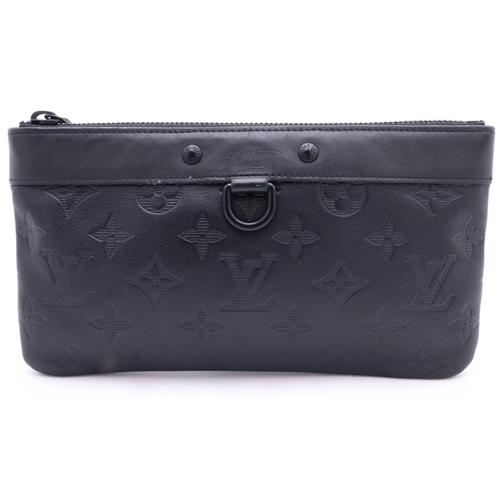 LOUIS VUITTON(ルイヴィトン) ポシェット・ディスカバリーPM モノグラム シャドウ M44335 ポーチ ブラック レディース
