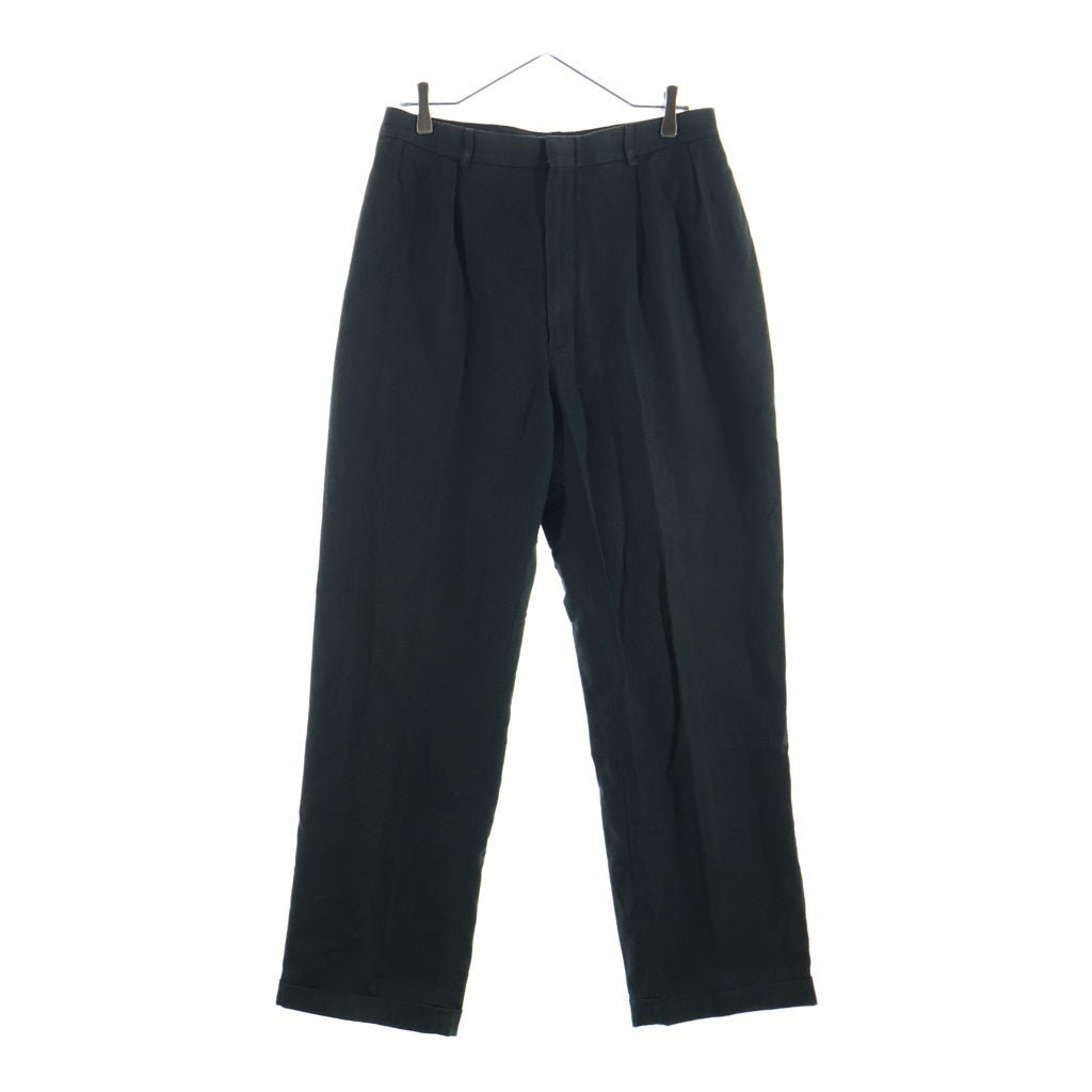 POLO RALPH LAUREN(ポロラルフローレン) 90s Black linen slacks ブラックリネン スラックス