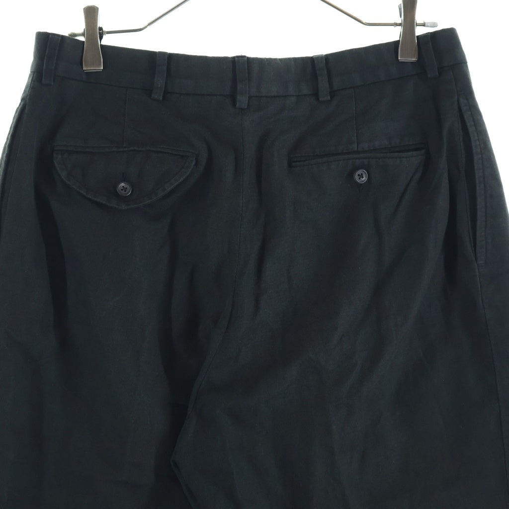 POLO RALPH LAUREN(ポロラルフローレン) 90s Black linen slacks ブラックリネン スラックス